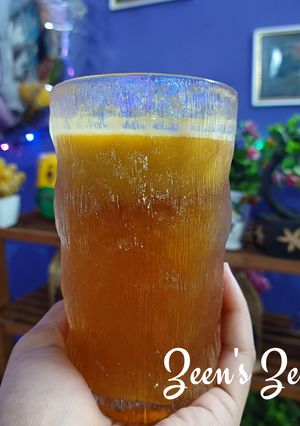 A picture of Passion Fruit Juice with Coconut Jaggery.