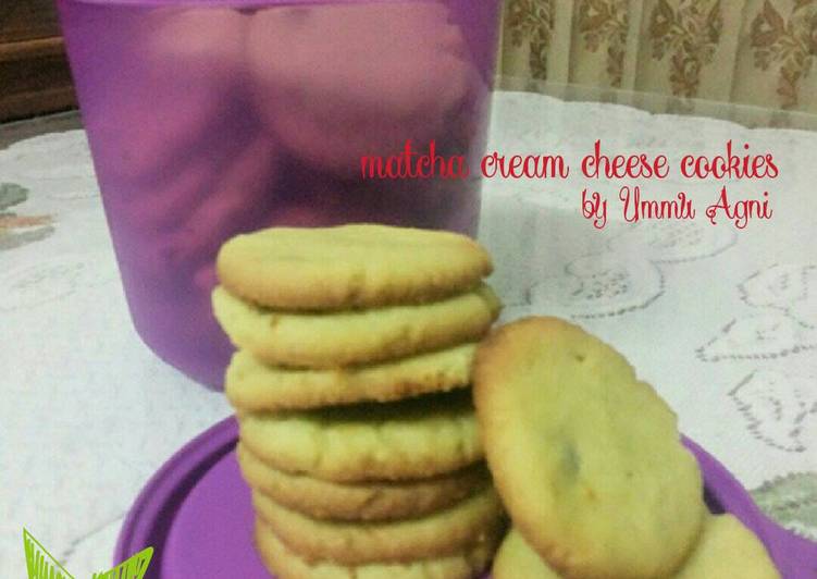 Greentea Cream Cheese Cookies