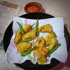 Mirchi Bonda (In Air Fryer) A picture of Mirchi Bonda (In Air Fryer).