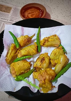 A picture of Mirchi Bonda (In Air Fryer).
