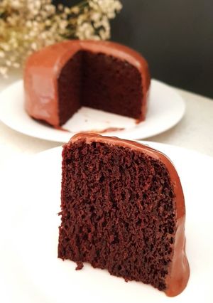 A picture of Steamed Chocolate Cake.