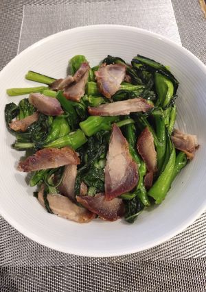A picture of Choisam with Charsiu.