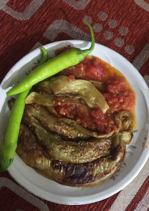 عکسی از دستور گوجه و بادمجان (غذای لاکچری)