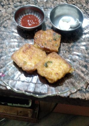 A picture of Egg bread with less oil. #CT.