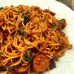 A picture of Sausage Pasta.
