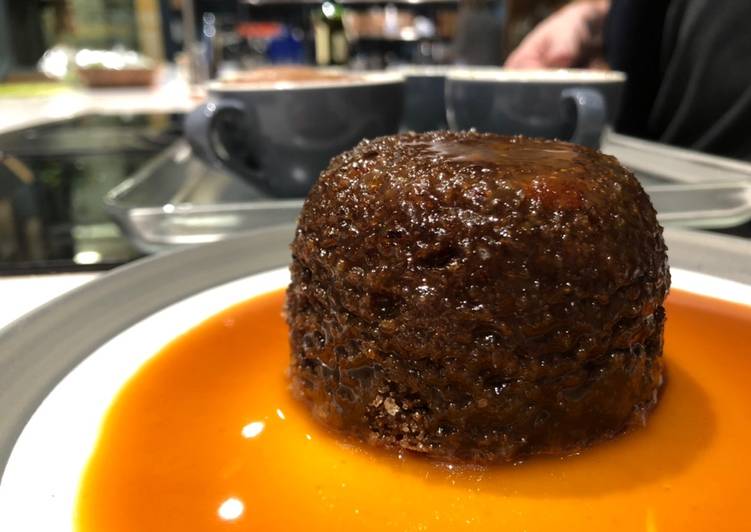 The "I-wish-I-had-married-Gabor" sticky toffee pudding