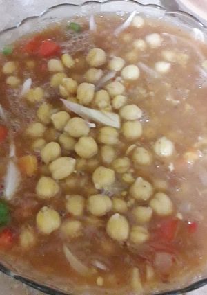 A picture of Kathyawari Chana Chaat.