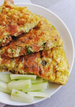Foto resep Telur dadar ala martabak
