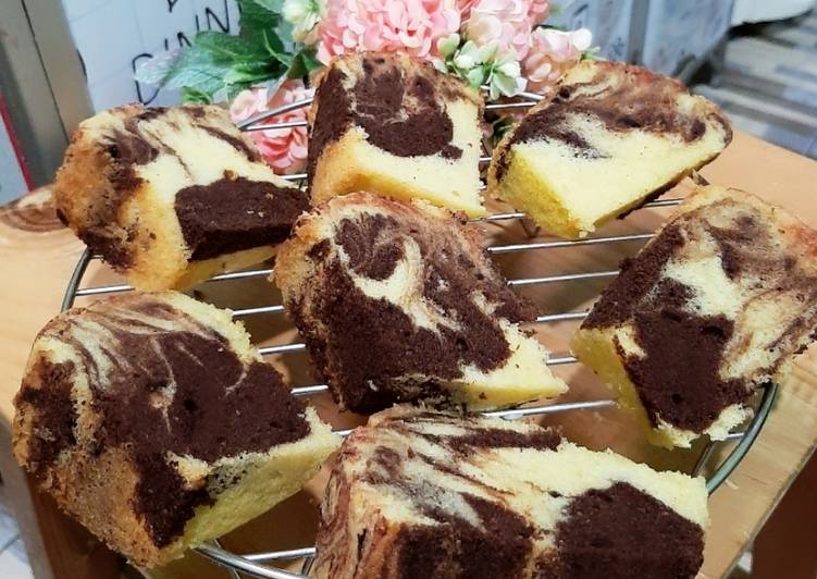 Resep Bolu marmer Anti Gagal