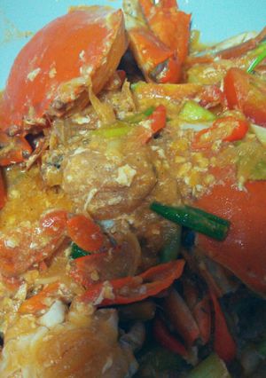 Foto resep Kepiting saus tiram telur balado