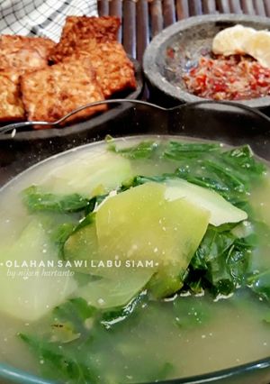 Foto resep Sayur olahan sawi dan labu siam