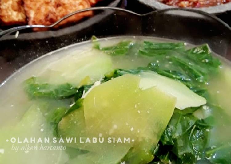 Resep Sayur Olahan Sawi Dan Labu Siam Oleh Niken Hartanto Cookpad