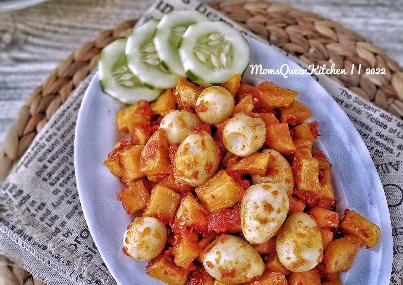 Sambal Goreng Kentang Telur Puyuh