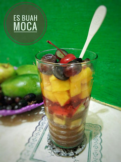 Foto resep Es Buah Moca