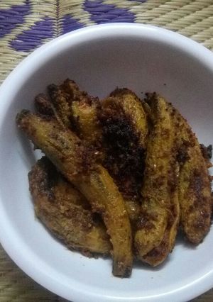 A picture of Stuffed Karela sabji.