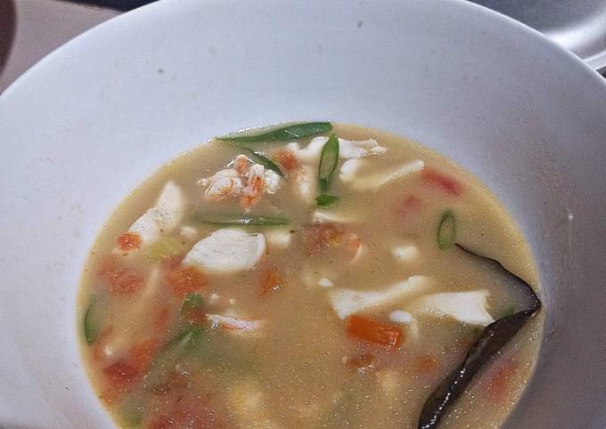 Sup seafood mpasi 11 bulan