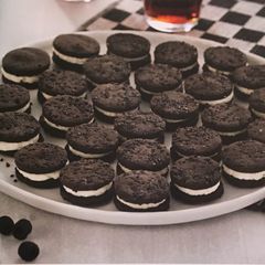A picture of Black Olive biscuits.