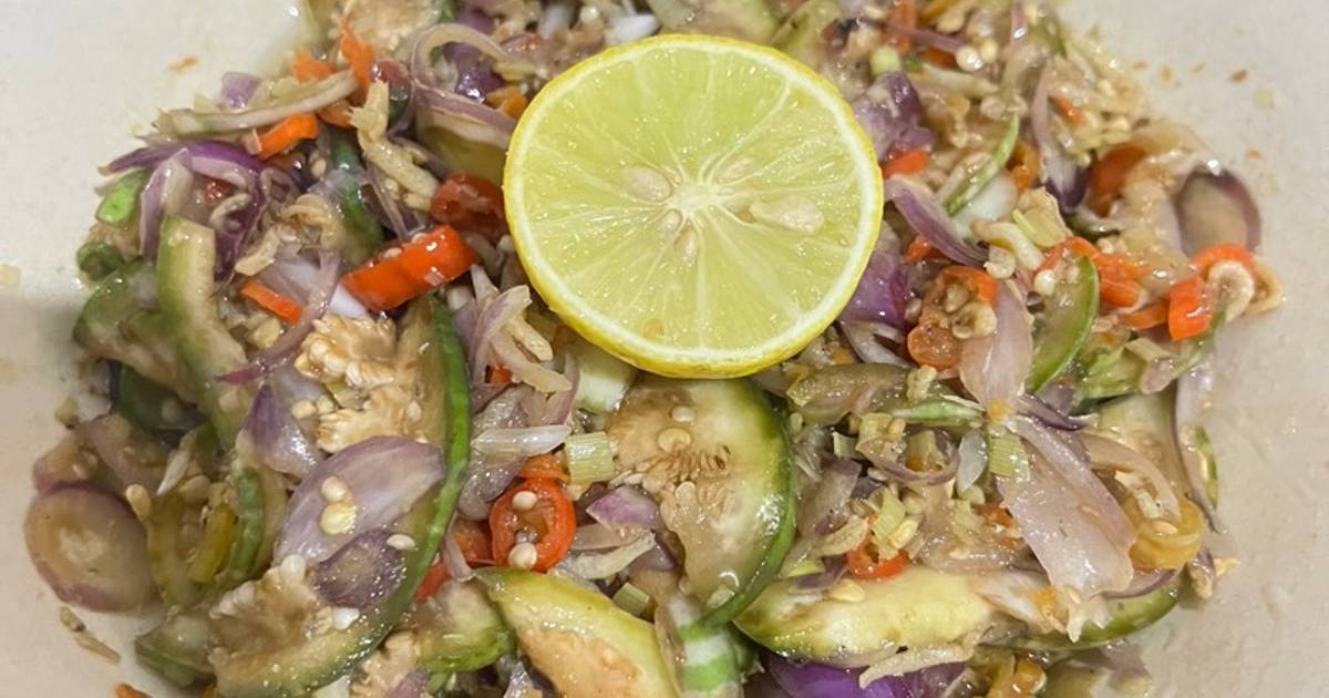 Resep Terong Hijau Sambal Matah Mudah dan Praktis Dihidangkan