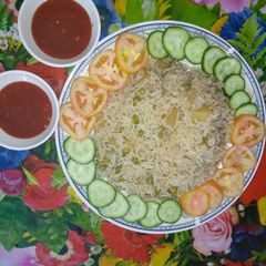 A picture of Vegetables rice.