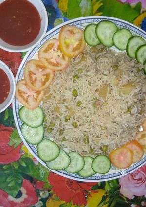 A picture of Vegetables rice.