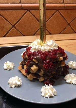 Gofri torta recept fotója