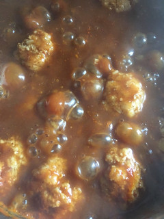 Una foto de Albóndigas en salsa chipotle
