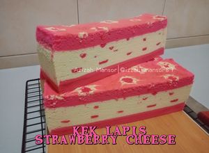 Gambar Kek Lapis Strawberry Cheese