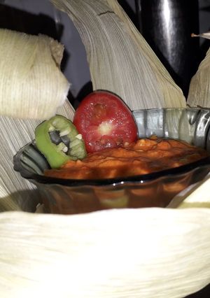 A picture of Corn masala sabzi.