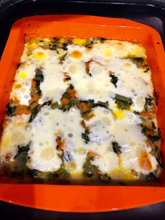Una foto de Budín de acelga, zanahoria y muzzarella. Sin masa, apto celiacos. Delicioso!😋diet!