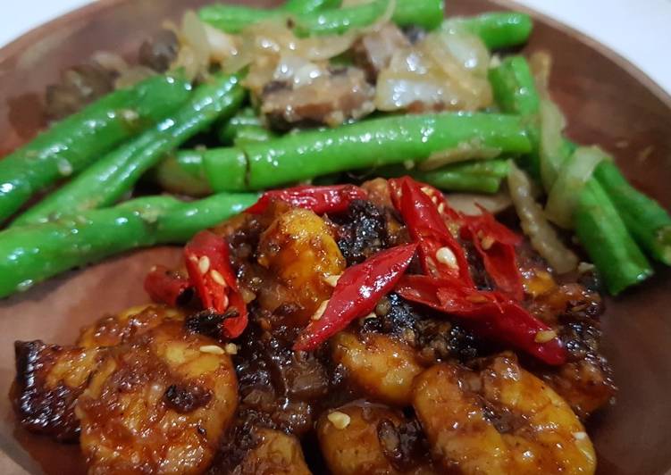 Resep Udang Bakar Ca Buncis, Bikin Ngiler