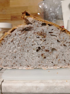Foto di Pane alle noci con biga 50%