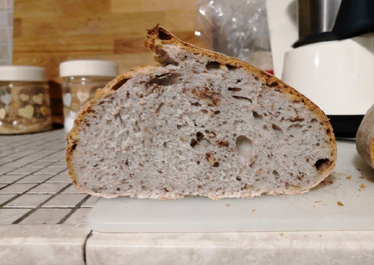 Pane alle noci con biga 50%