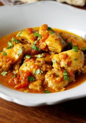 A picture of Home-style chicken curry.