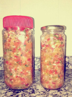 Una foto de Salsa Criolla riquisima