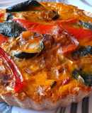 Tarta de zapallos y zanahoria con masa integral