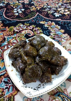 عکسی از دستور دلمه برگ مو خوشمزه