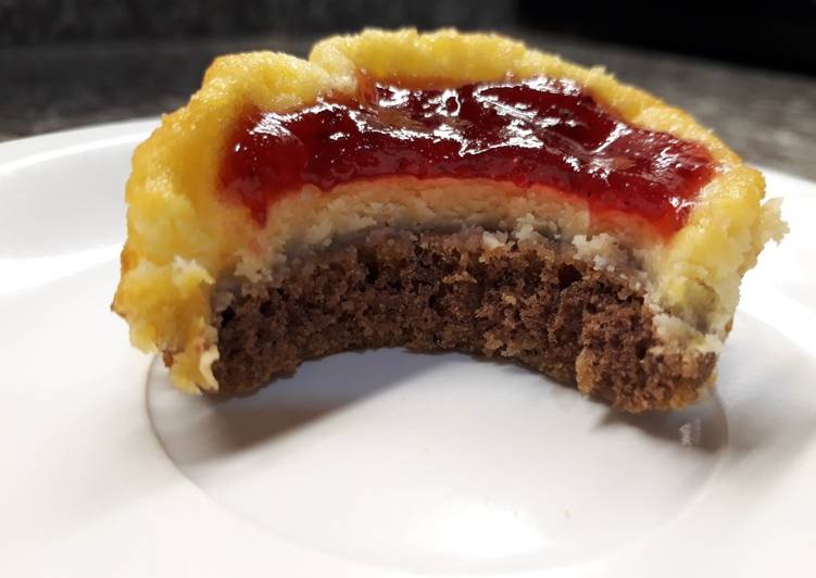 Cheese cupcakes de chocolate