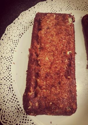 Una foto de Budín de banana sin harina
