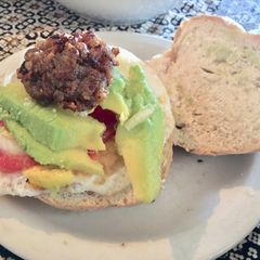 A picture of Potato burger.