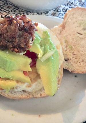 A picture of Potato burger.