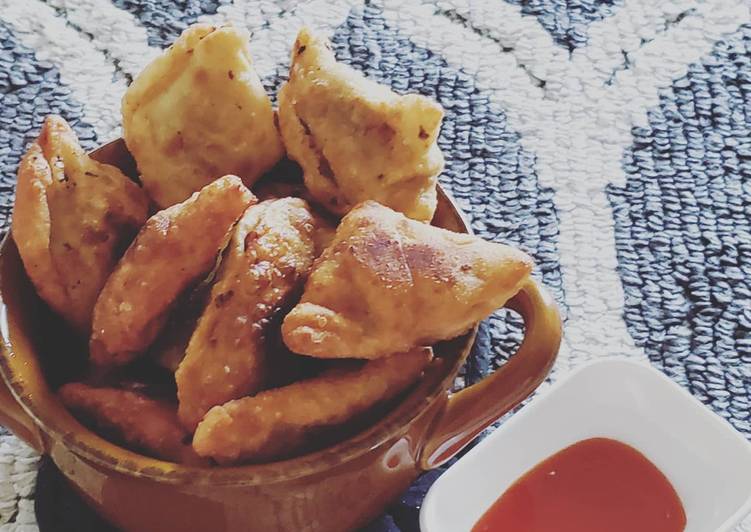 Steps to Prepare Any-night-of-the-week Veg samosa (Indian)