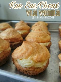 Foto resep Kue Sus / Choux Pastry Vla Vanilla