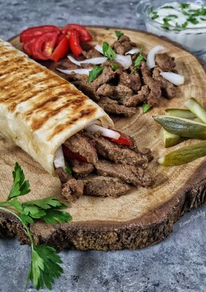 صورة لوصفة شاورما اللحم