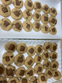 صورة لوصفة الكوكيز وكيكة الكوكيز سهل ولذيذ 🍪✨
