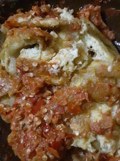 Foto resep Telur geprek sambel bawang