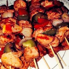A picture of Chicken Shashlik.