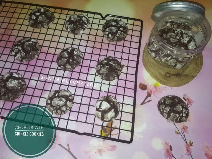 Langkah Mudah untuk Membuat 🍪 Chocolate Crinkle Cookies yang Menggugah Selera