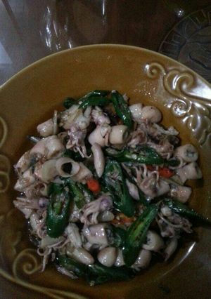 Foto resep Cabe ijo cumi asin