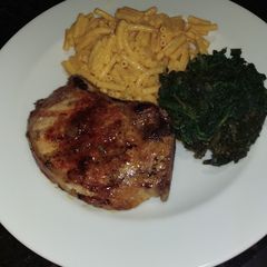 A picture of Grilled Pork Chops (w/ honey-mustard).