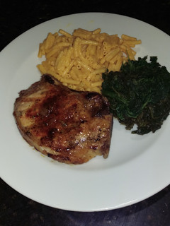 A picture of Grilled Pork Chops (w/ honey-mustard).